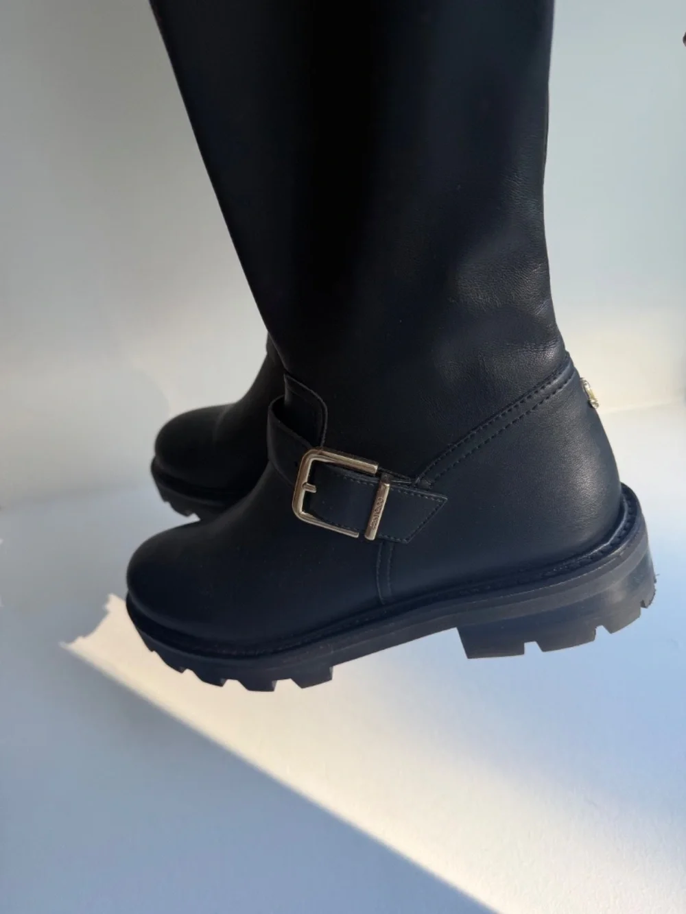 JIMMY CHOO Biker Over The Knee Boots